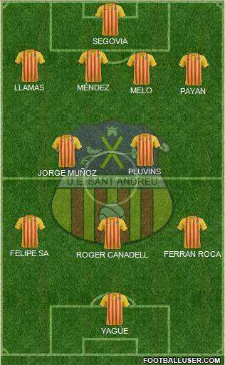 U.E. Sant Andreu Formation 2016