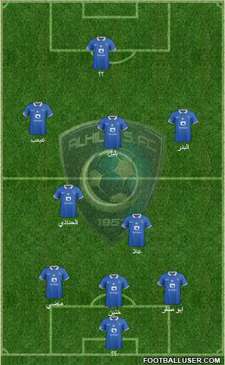 Al-Hilal (KSA) Formation 2016