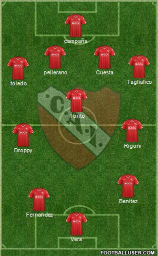 Independiente Formation 2016