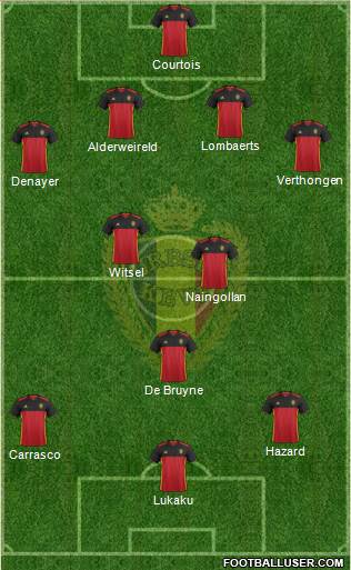 Belgium Formation 2016