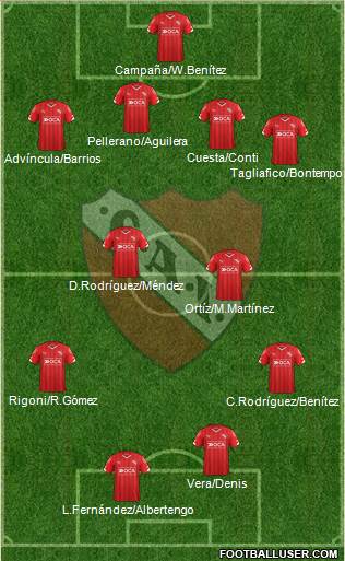 Independiente Formation 2016