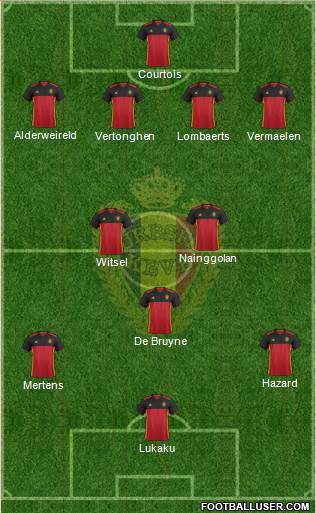 Belgium Formation 2016