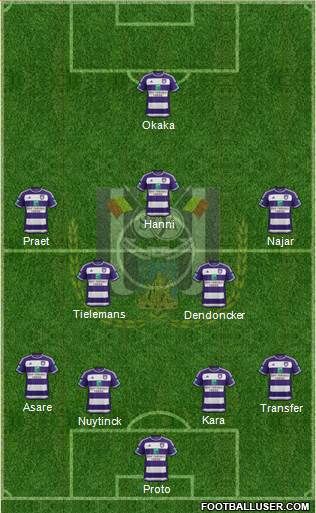 RSC Anderlecht Formation 2016
