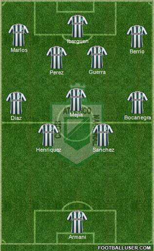 CDC Atlético Nacional Formation 2016