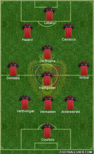 Belgium Formation 2016