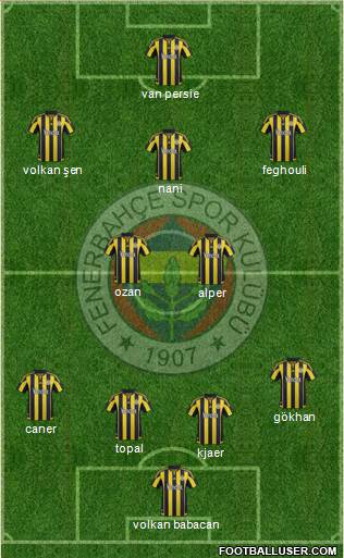 Fenerbahçe SK Formation 2016