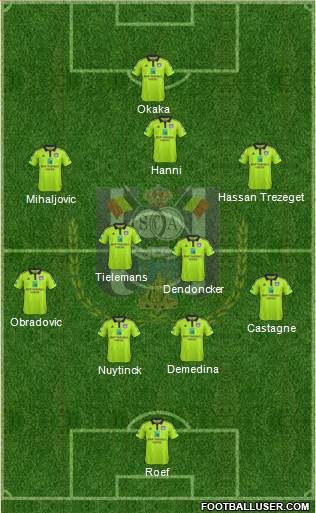 RSC Anderlecht Formation 2016
