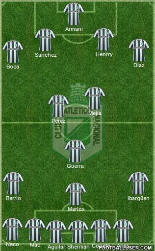 CDC Atlético Nacional Formation 2016