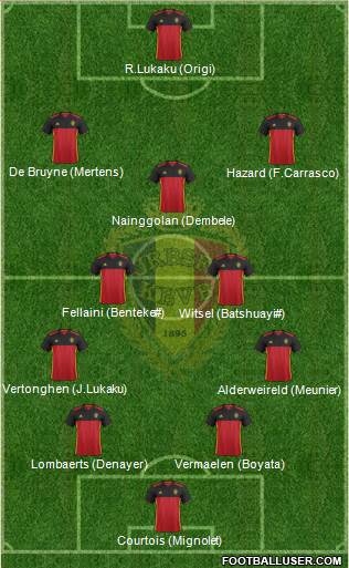 Belgium Formation 2016