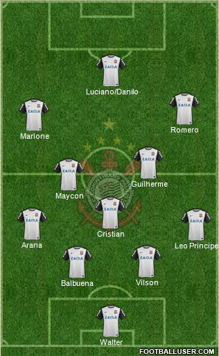 SC Corinthians Paulista Formation 2016