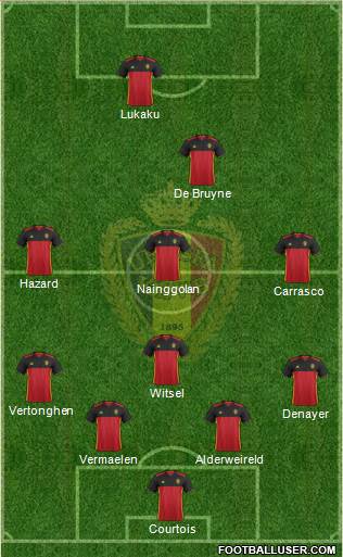 Belgium Formation 2016