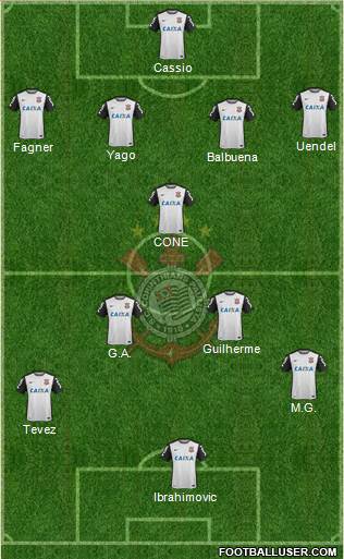 SC Corinthians Paulista Formation 2016