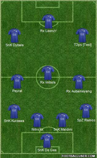Leicester City Formation 2016