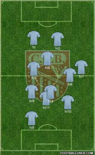 Chabab Riadhi Belouizdad football formation