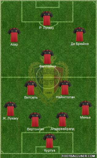 Belgium Formation 2016