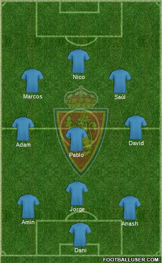 R. Zaragoza S.A.D. Formation 2016