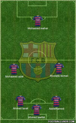 F.C. Barcelona Formation 2016