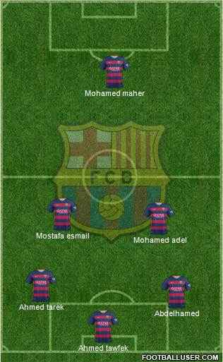 F.C. Barcelona Formation 2016