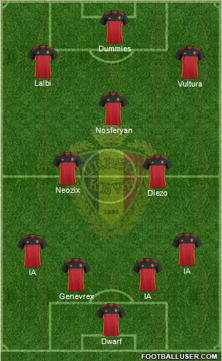 Belgium Formation 2016