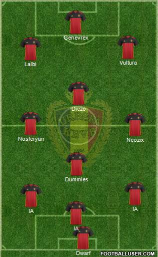 Belgium Formation 2016