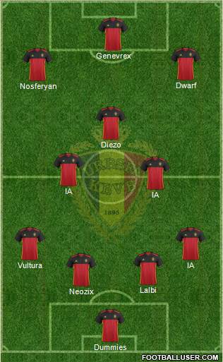 Belgium Formation 2016