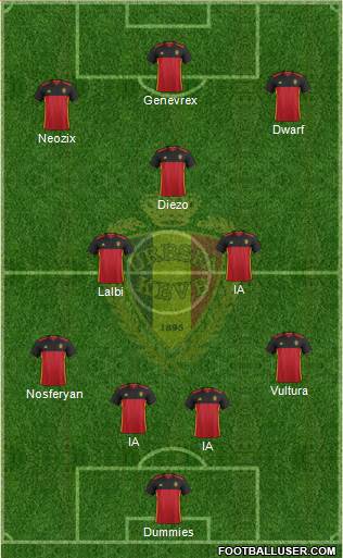 Belgium Formation 2016