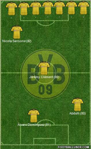 Borussia Dortmund Formation 2016