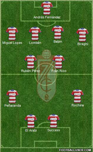 Granada C.F. Formation 2016