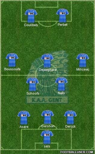 KAA Gent Formation 2016