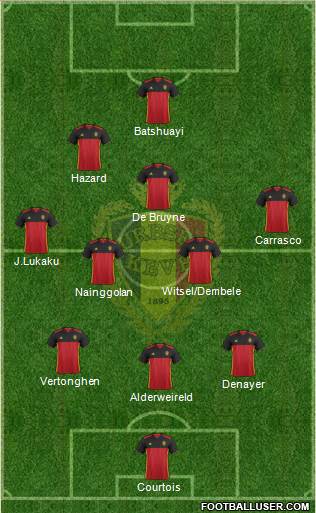 Belgium Formation 2016