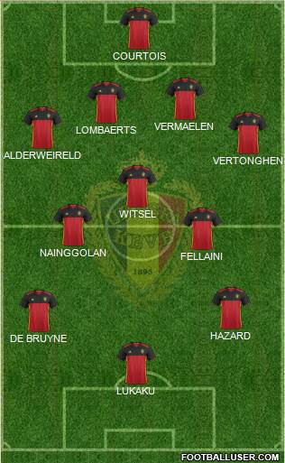 Belgium Formation 2016