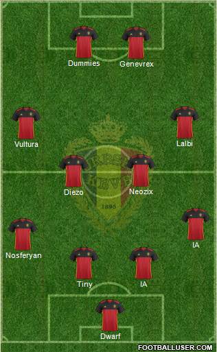 Belgium Formation 2016