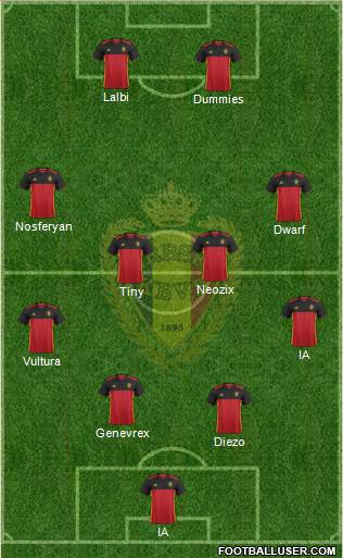 Belgium Formation 2016