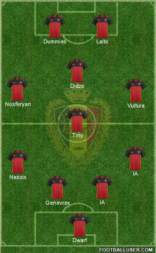 Belgium Formation 2016