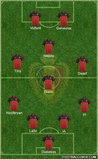 Belgium Formation 2016