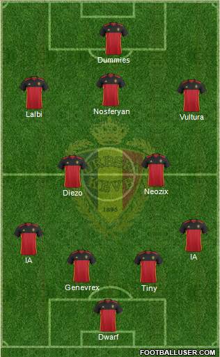 Belgium Formation 2016