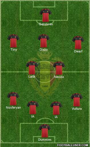 Belgium Formation 2016