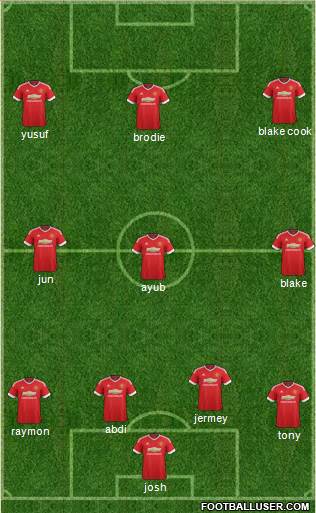 Manchester United Formation 2016