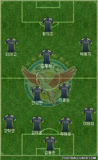 Seongnam Ilhwa Chunma Formation 2016