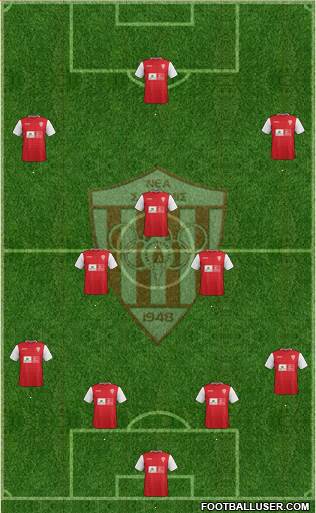 AS Nea Salamis Famagusta 4-3-3 football formation