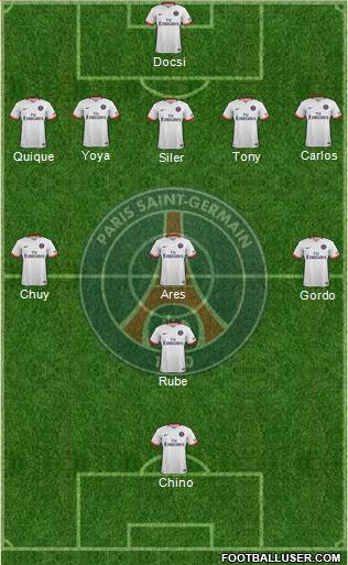 Paris Saint-Germain Formation 2016