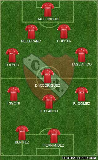Independiente Formation 2016