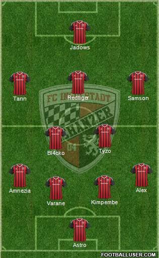 FC Ingolstadt 04 Formation 2016