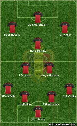 Belgium Formation 2016