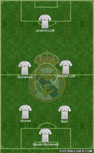 Real Madrid C.F. Formation 2016