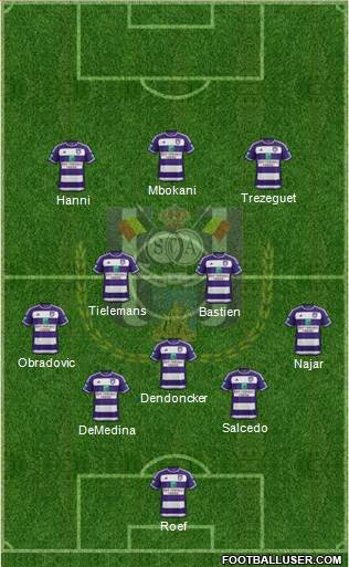 RSC Anderlecht Formation 2016