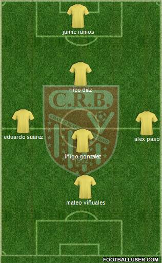 Chabab Riadhi Belouizdad football formation