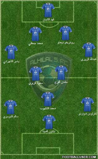 Al-Hilal (KSA) Formation 2016