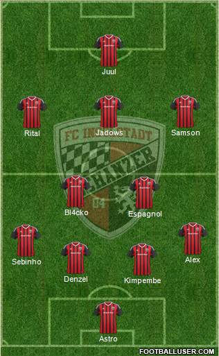 FC Ingolstadt 04 Formation 2016