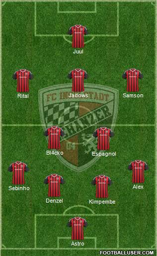 FC Ingolstadt 04 football formation